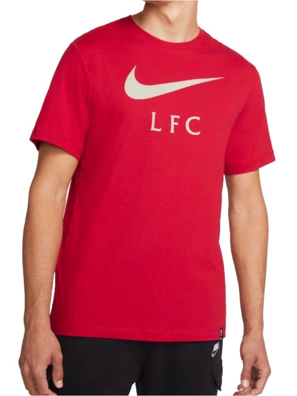 Nike Liverpool Football Club English Premier Men’s Club Swoosh T-Shirt Size M